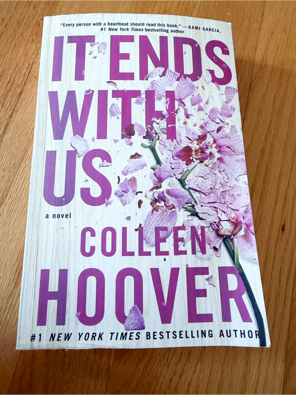 'It Ends With Us' Paperback Book - Colleen Hoover